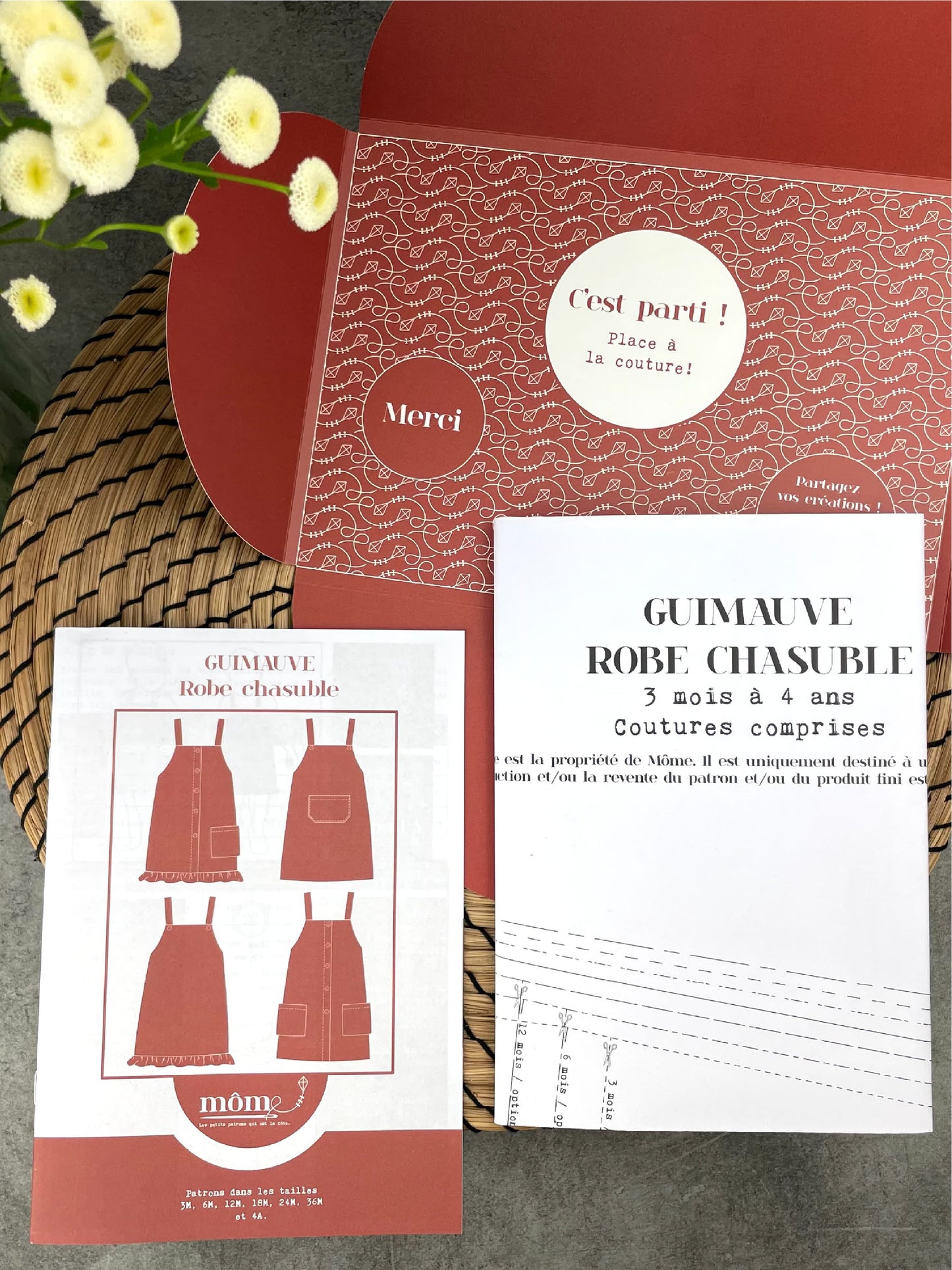 Guimauve : la robe chasuble (PDF) - Môme - Petits Patrons