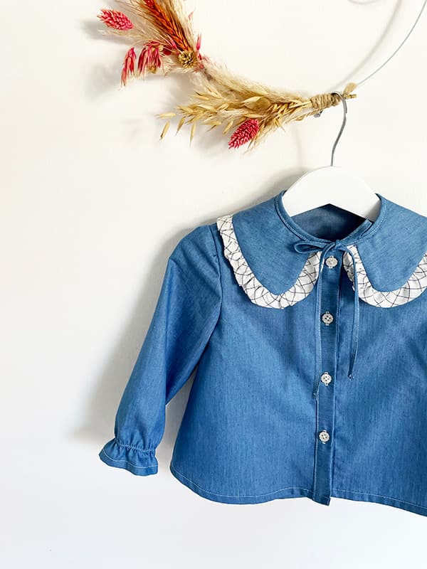 Chouquette : la chemise ou robe (pochette) - Môme - Petits Patrons