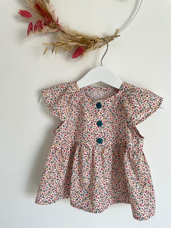 Praline : la blouse ou robe (pochette) - Môme - Petits Patrons