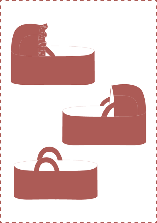 Gaufrette : le couffin pour poupon (PDF) - Môme - Petits Patrons