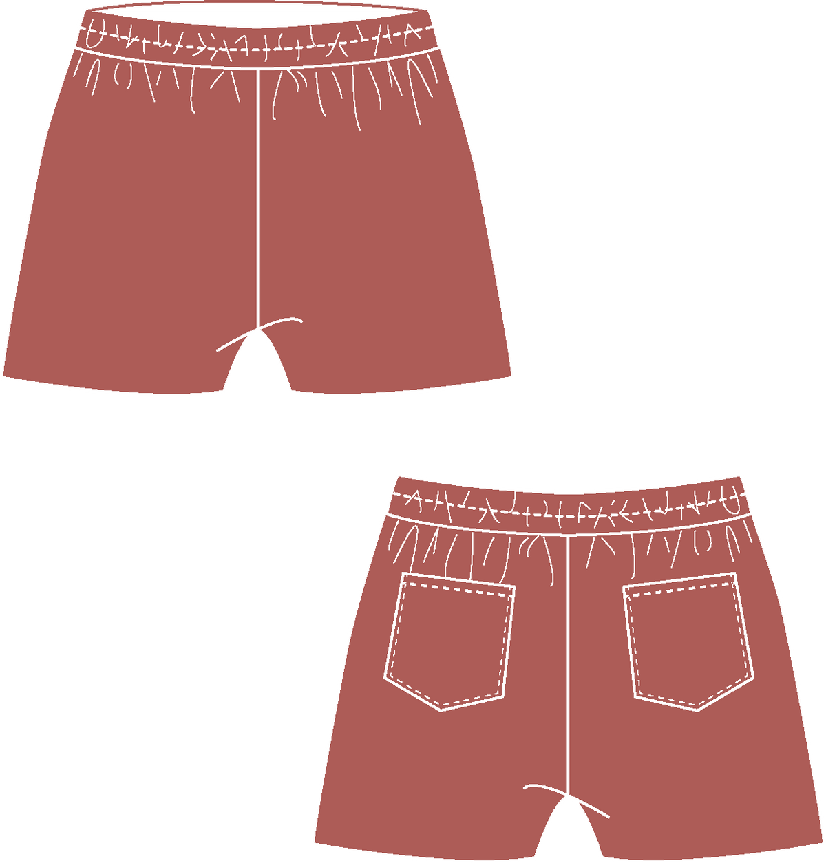 Sorbet : Le short de plage (PDF) - Môme - Petits Patrons