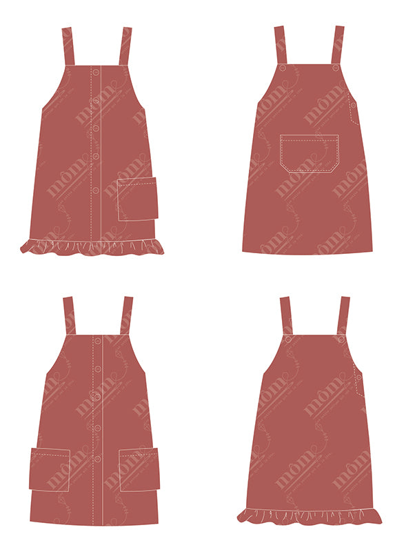 Guimauve : la robe chasuble (PDF) - Môme - Petits Patrons