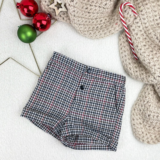 Modèle Berlingot - prototype lainage à carreaux