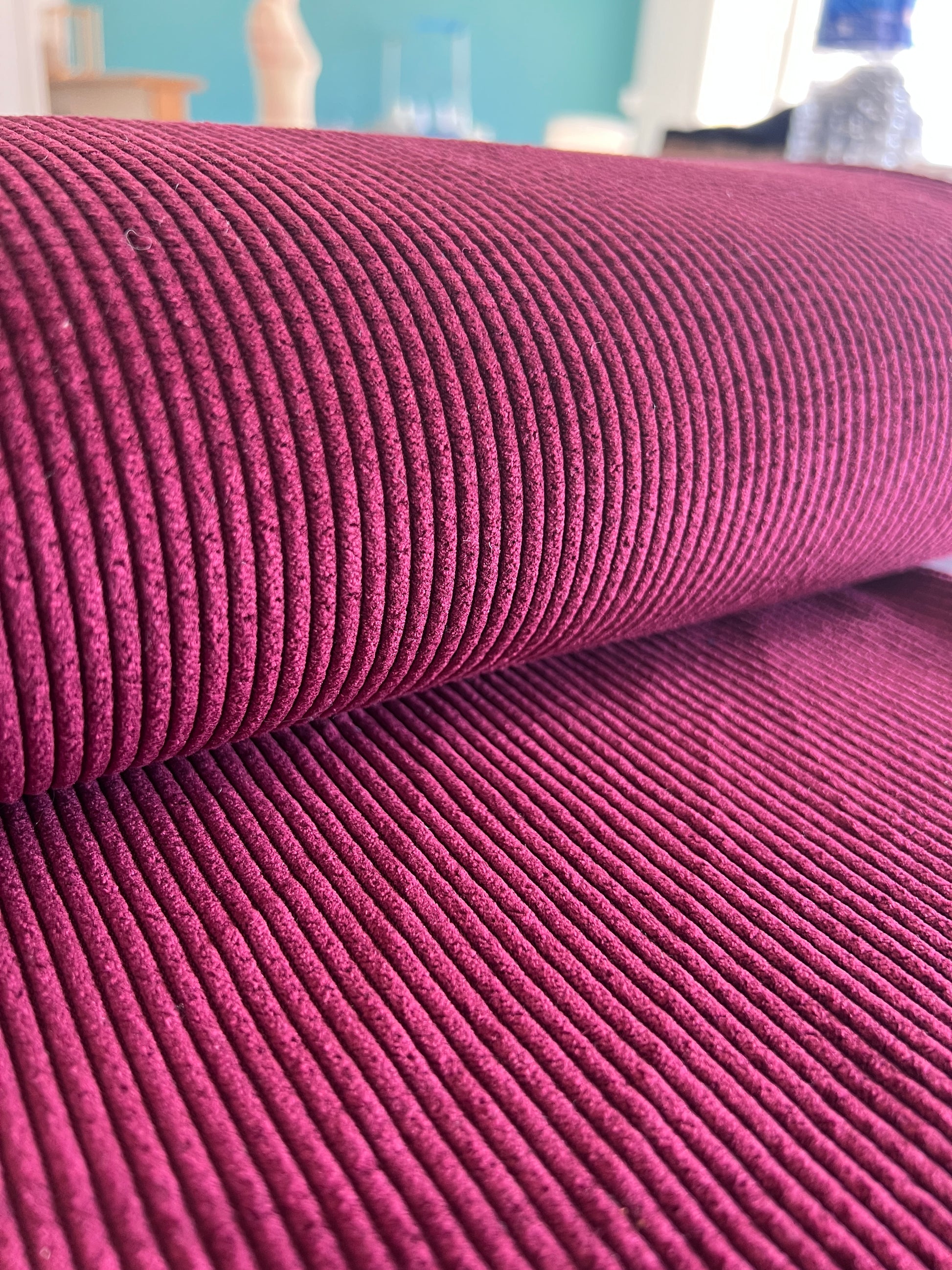 Tissu Velours Bordeaux – Coupon de 50 cm - Môme - Petits Patrons