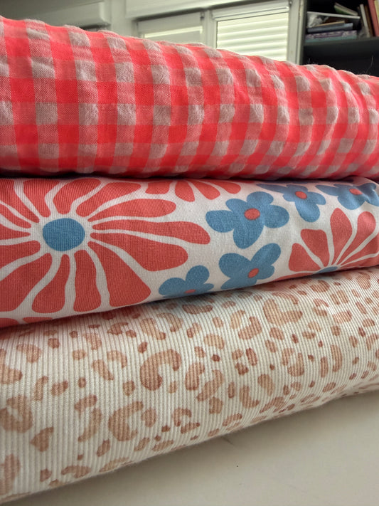 Tissu Jersey Côtelé Léopard OEKO-TEX® – Coupon de 50 cm