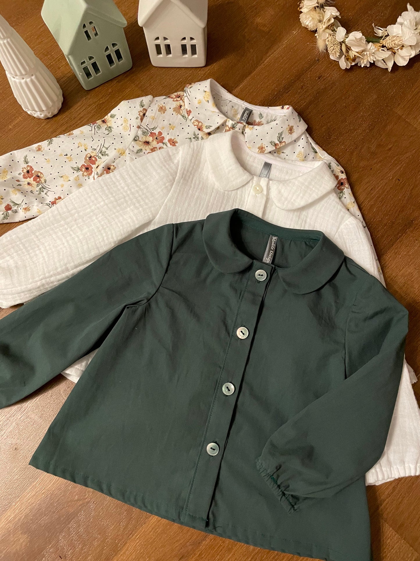 Modèle Chouquette - prototype coton vert sapin