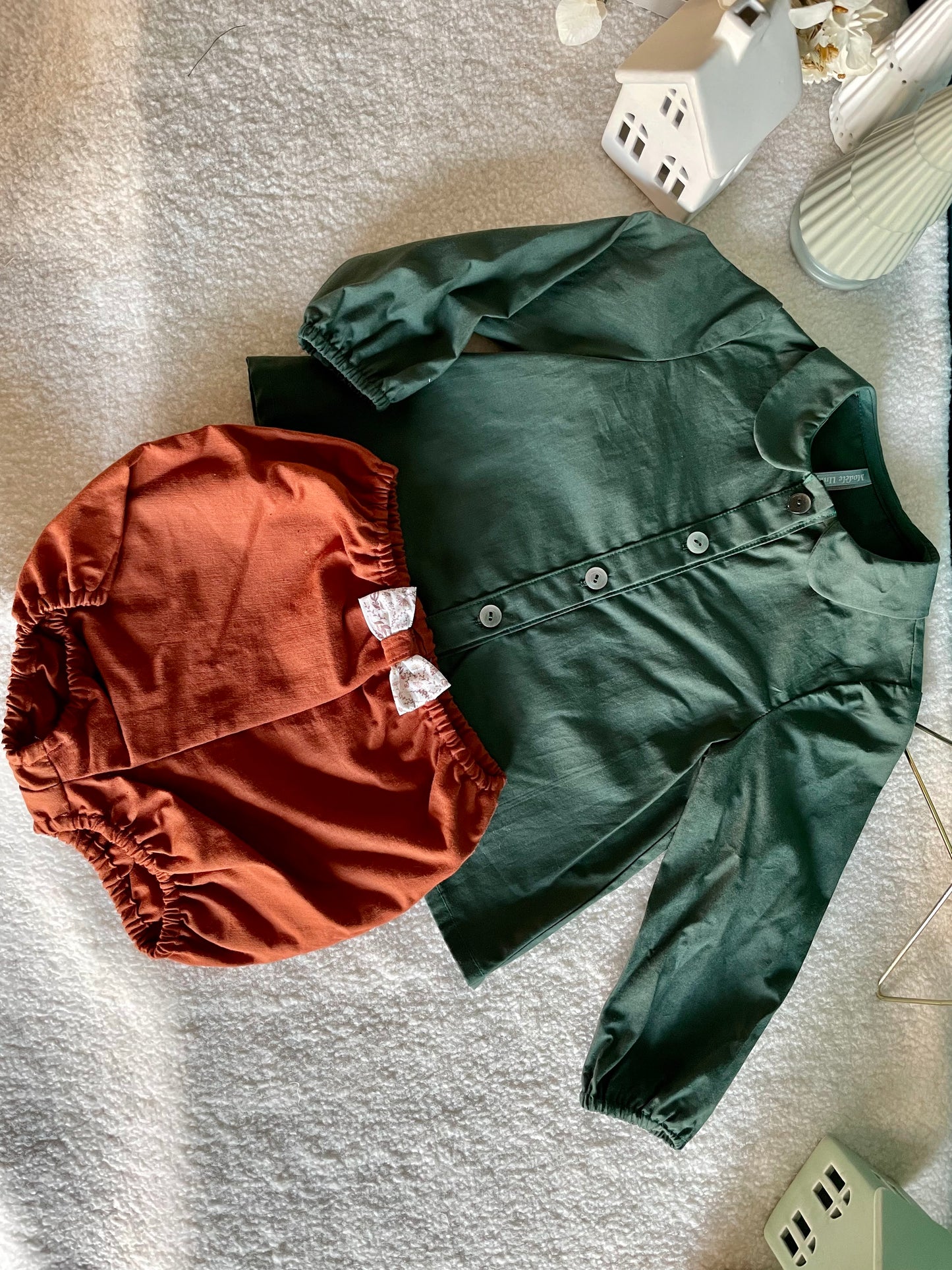 Modèle Chouquette - prototype coton vert sapin