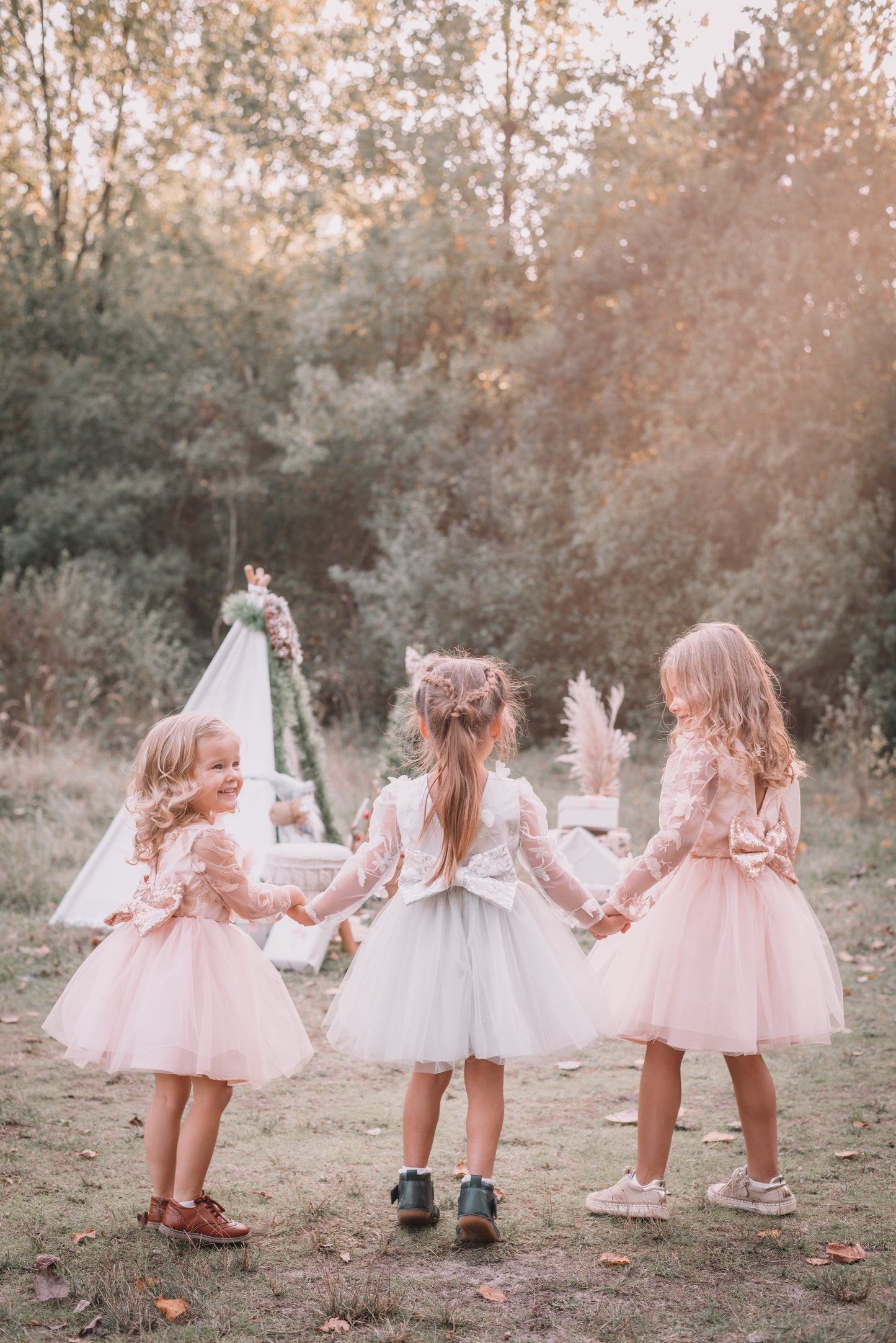 Modèle Meringue - robe de fêtes rose