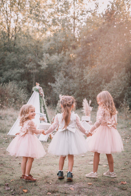 Modèle Meringue - robe de fêtes rose