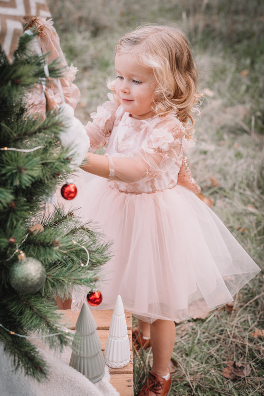 Modèle Meringue - robe de fêtes rose