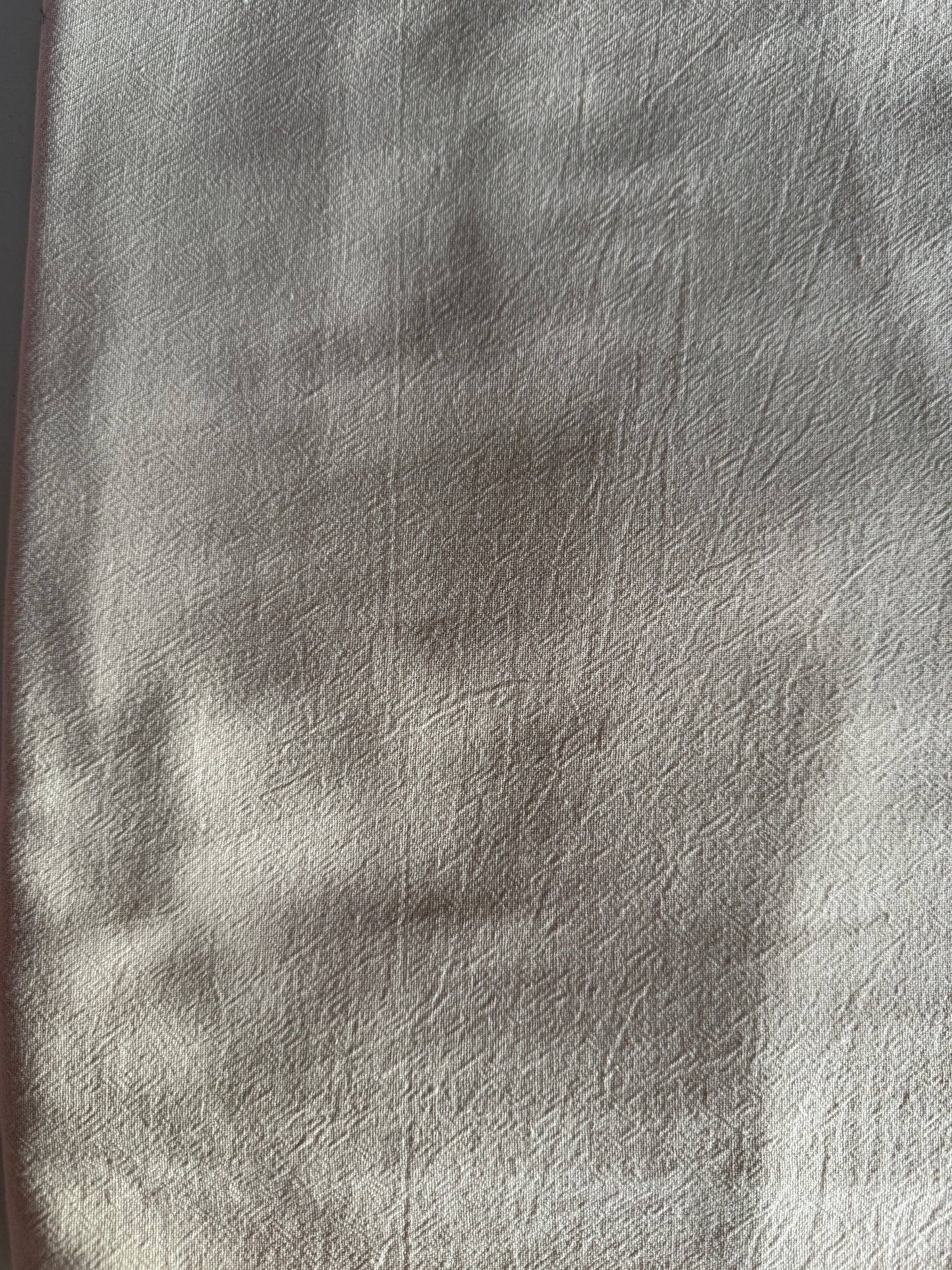 Tissu Coton Lavé Écru – Coupon de 50 cm