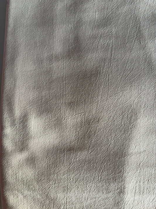 Tissu Coton Lavé Écru – Coupon de 50 cm