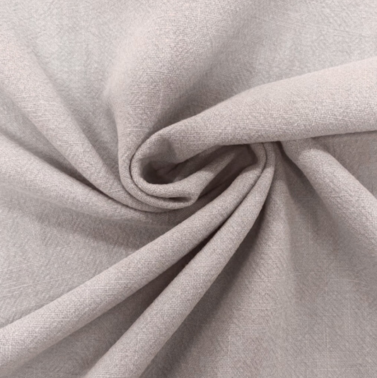 Tissu Lin lavé à la pierre sable  – Coupon de 50 cm